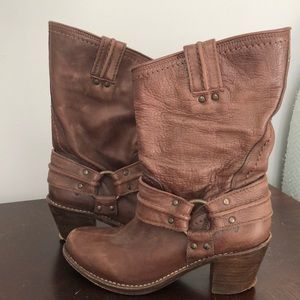 Frye Carmen Harness Boots